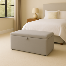 The Orla Blanket Box Dove Grey
